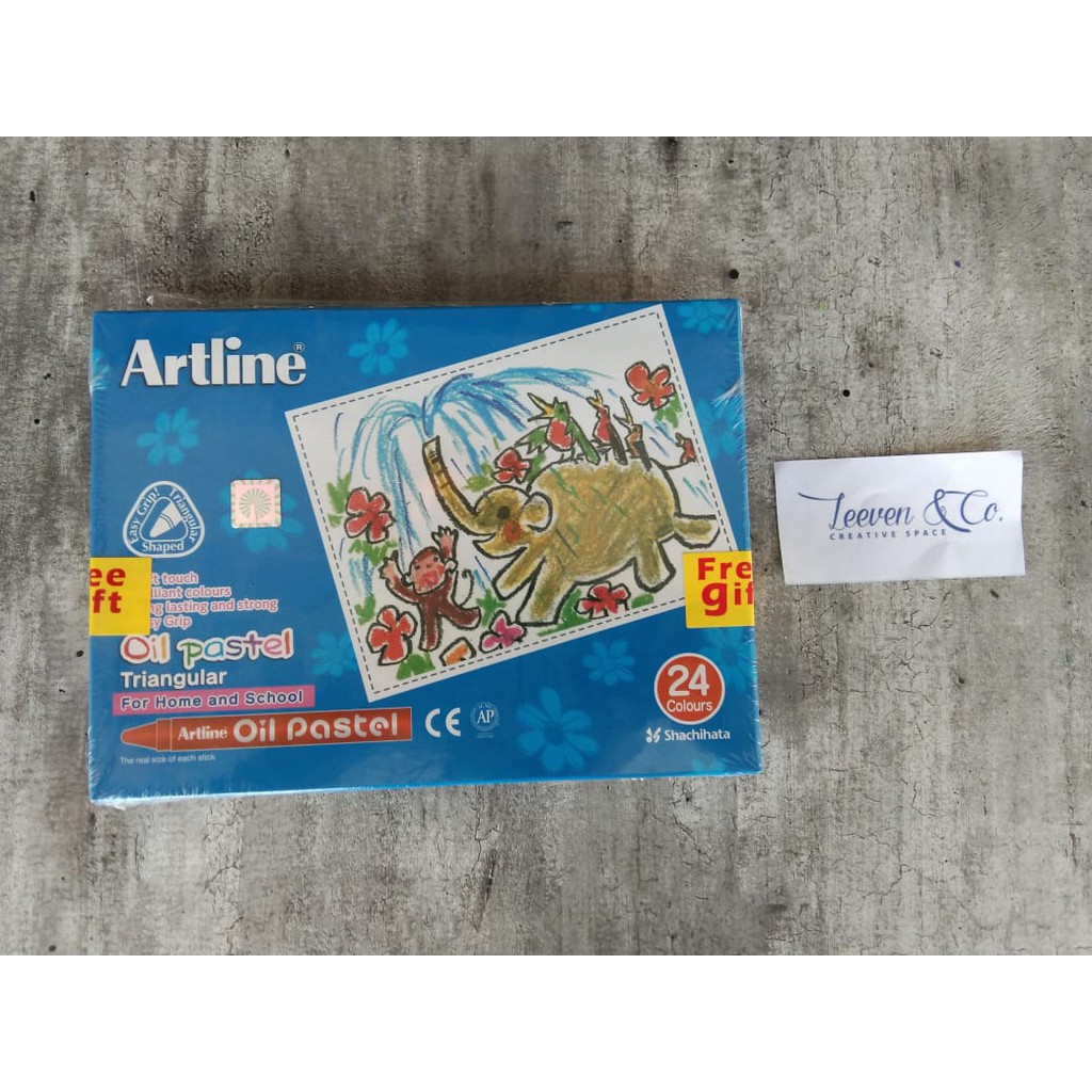 

ARTLINE OIL PASTEL TRIANGULAR 08G13 24COLOURS