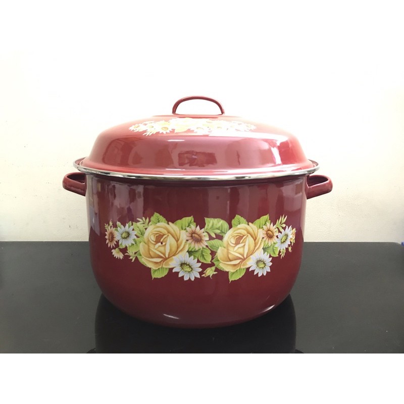 PANCI STOCKPOT ENAMEL / GOLDEN 30CM
