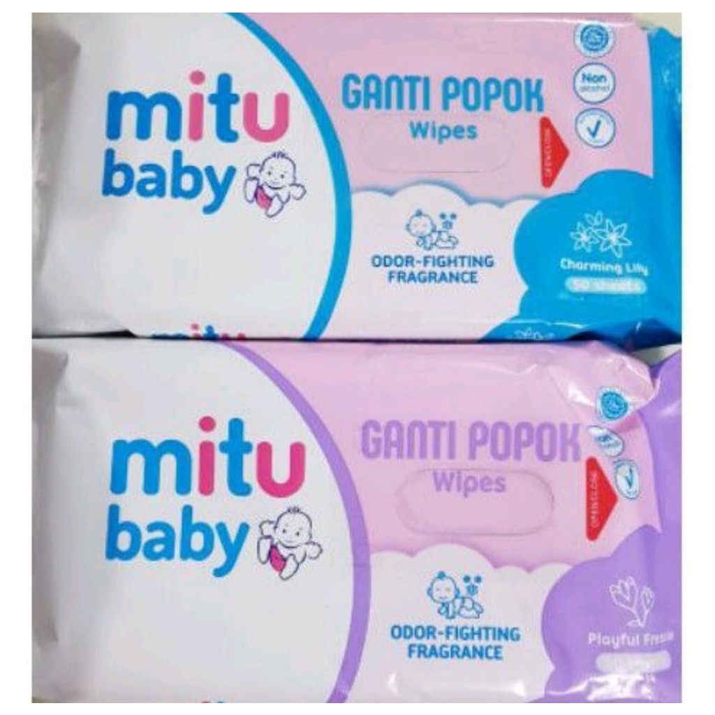 Mitu Tissue Basah 50 sheets Beli 1 Gratis 1 / Mitu Baby Wipes