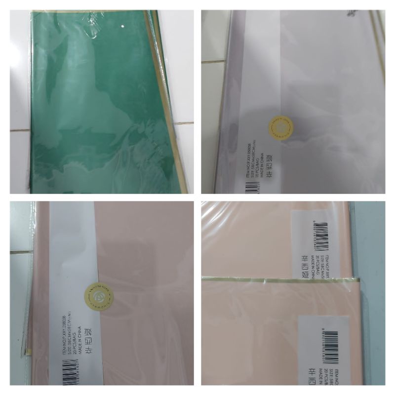 Kertas Buket Bunga Gold Line Murah untuk Snack / Uang / Bunga Grosir Isi 20 Lembar