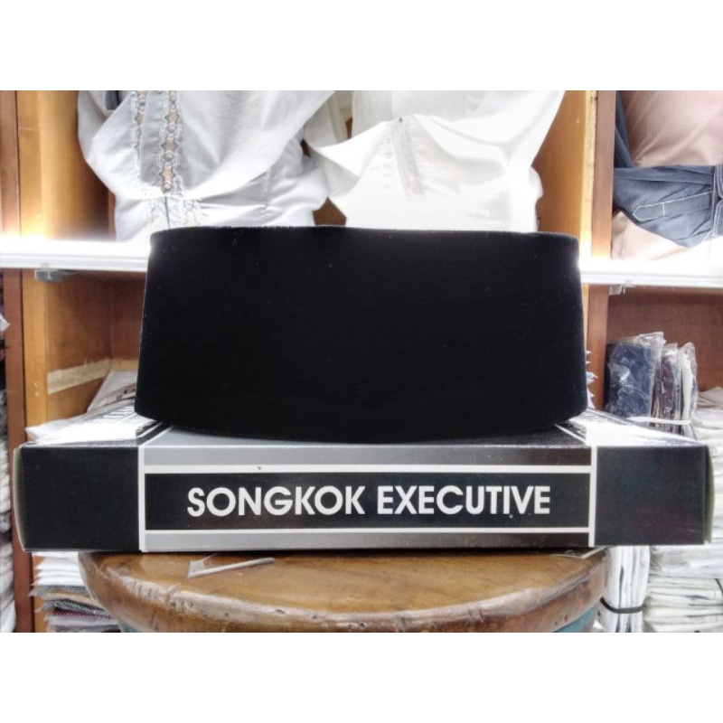 peci songkok hitam polos merk rahmat spesial