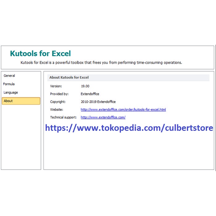 Kutools for Excel 19 include Flashdisk 16GB