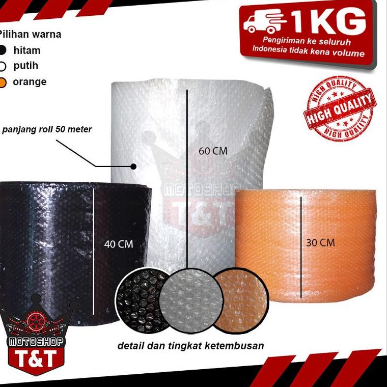 

[PRODUK GEABV] Bubble Buble Wrap Roll 40 cm x 50 m VTR