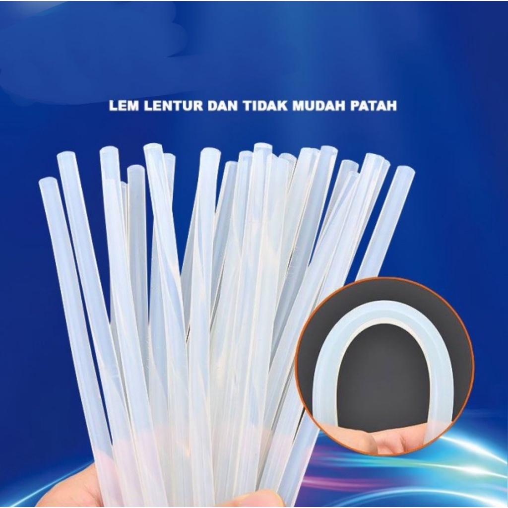 

HJK Isi Lem Tembak 1 Kg Glue Gun Kecil Lem Bakar Lilin 0.7 Cm X 27 Cm