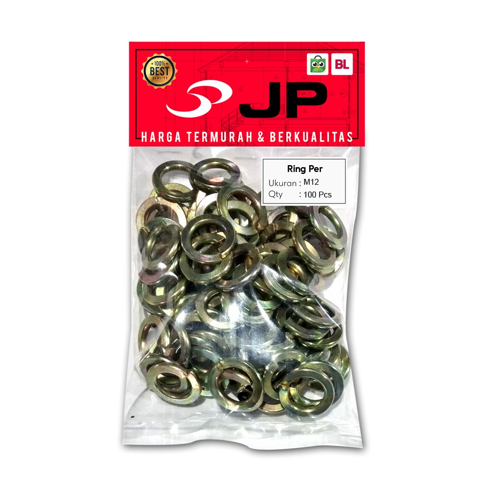 RING PER M 12 - RING PER BAUT M12 ISI 100 PCS