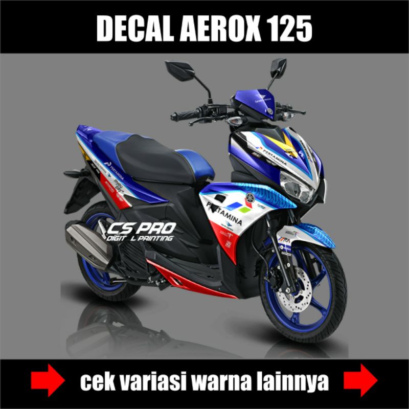 Decal Aerox 125 Full Body Variasi Mandalika