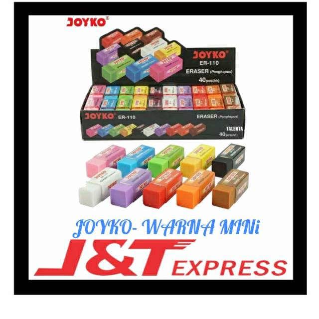 

Joyko penghapus penghapus joyko murah warna warni isi 1 pch