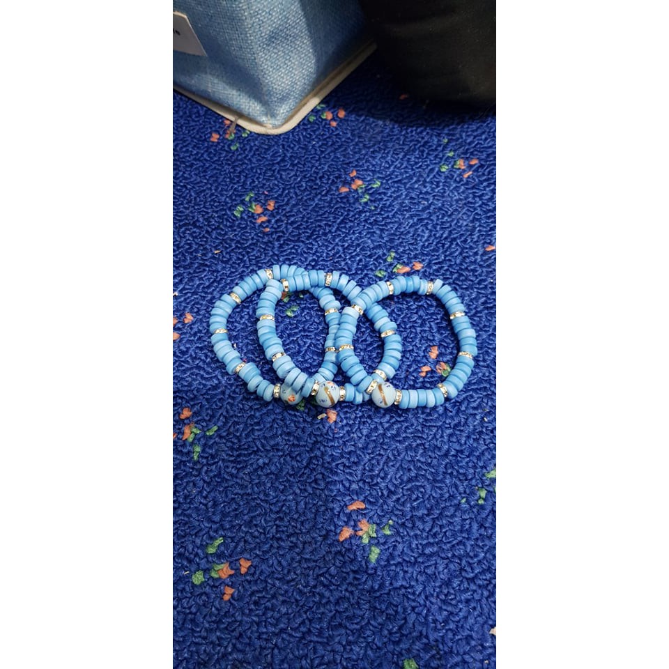 gelang manik mix batu air mas