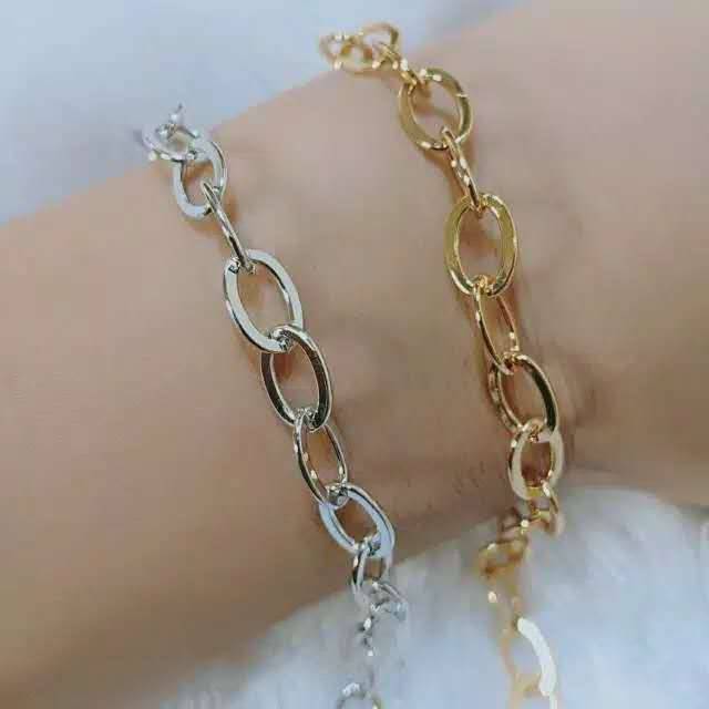 Gelang rantai polos 007