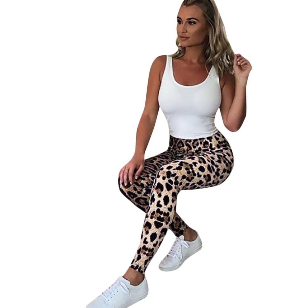 leopard print leggings gym