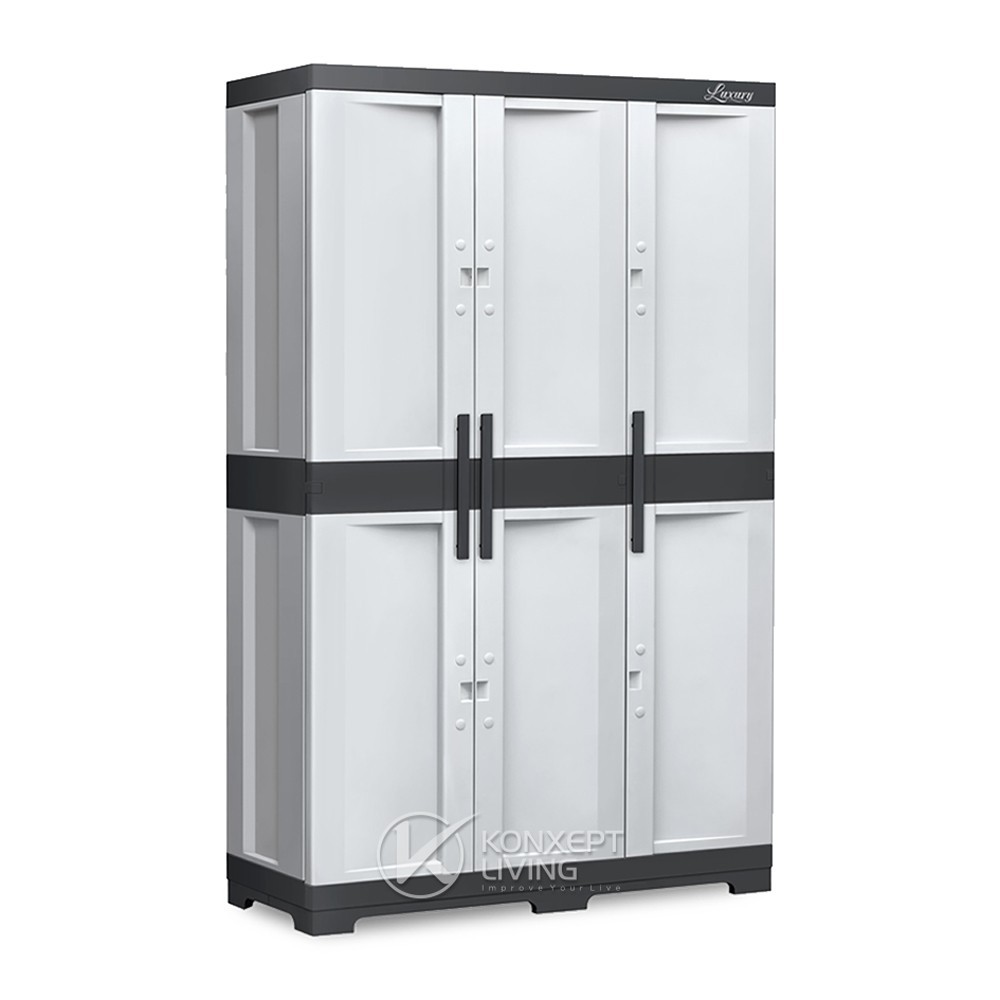Lemari plastik luxury 3 pintu