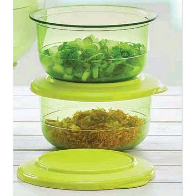 Tabble coll tempat makan tupperware bening kristal