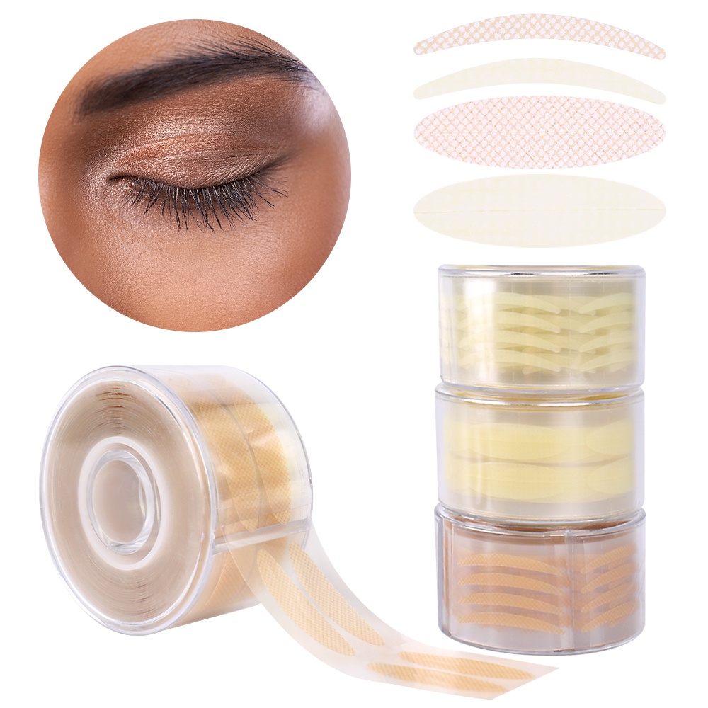 120 / 240 / 600pcs Stiker Kelopak Mata Ganda Dengan Perekat Untuk Alat Makeup Wanita