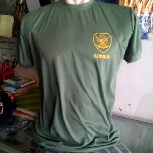 Kaos linmas kaos oblong linmas kaos hansip