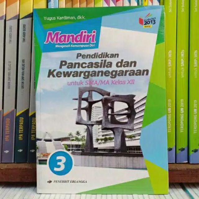 Buku Mandiri Ppkn Kelas 1 2 3 Sma Erlangga Shopee Indonesia