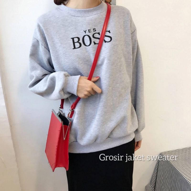 SWEATER BASIC PRIA WANITA (YES BOSS)