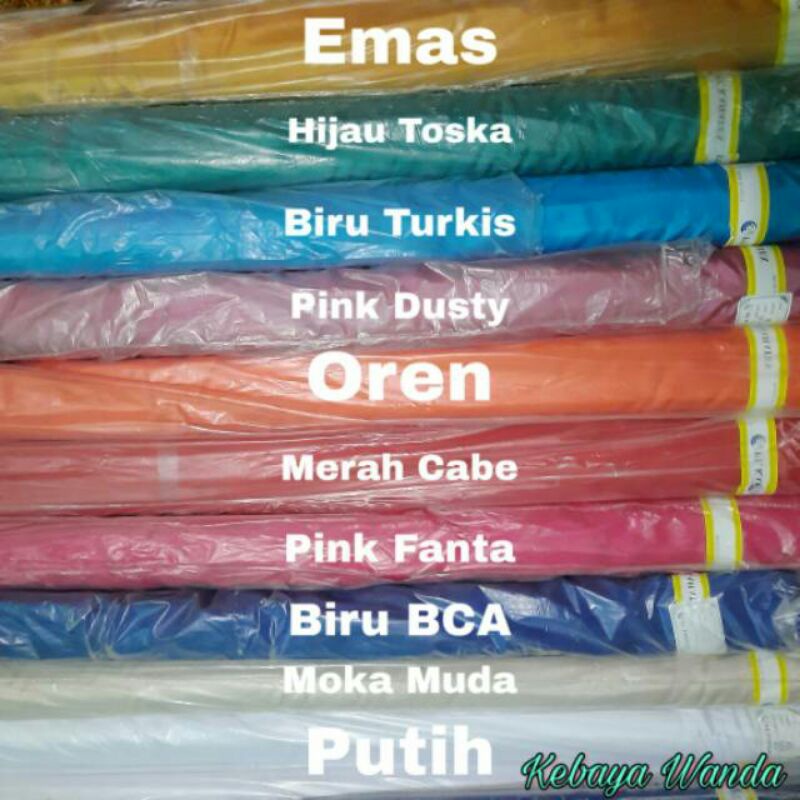 (READY) Kain Peles Habute / Kain Dekor / Peles Habutai Kahatex / Kain Abutai / Kain Furing
