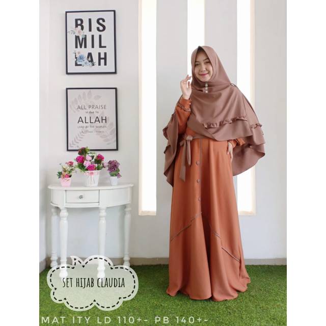 Claudia Set  Syari
Ori By Aku karissa