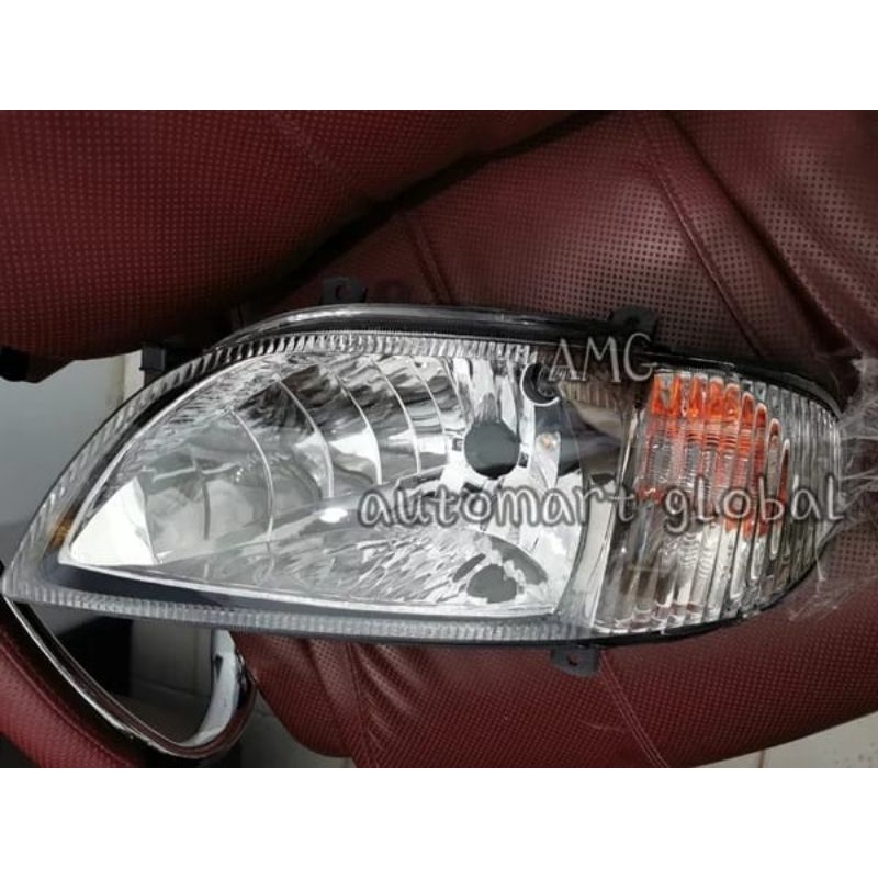 head lamp lampu depan besar kristal taruna oxxy fl cx csx set 2pc