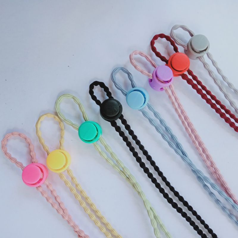 Strap masker/ kalung masker tali elastis padi