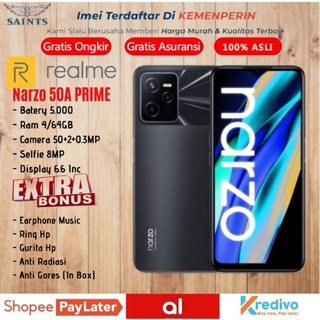 Realme Narzo 50A Prime Ram 4GB Rom 128GB 4/128 Garansi Resmi Realme 1 Tahun