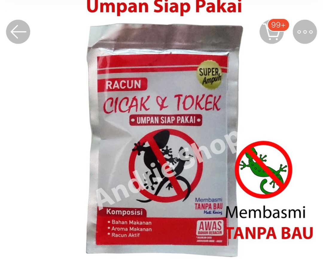 Racun Cicak & Tokek Pembasmi Super Ampuh Dan Tanpa Bau