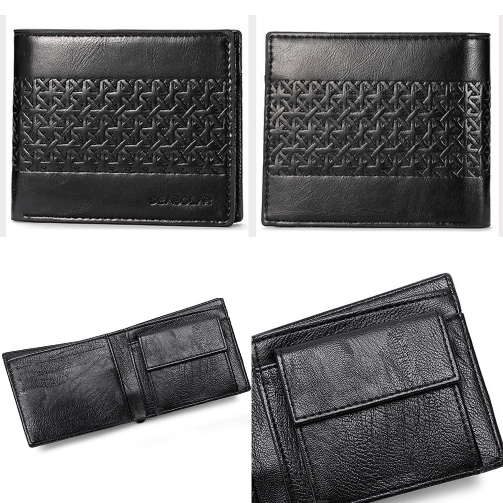 DOMPET LIPAT PRIA KULIT KECIL DEABOLAR ORIGINAL HITAM IMPORT COWOK GERMANO WA510B5 KEREN SLOT KARTU UANG PENDEK TIPIS MINI PREMIUM BRANDED BATAM KEKINIAN DISTRO LAKI REMAJA DEWASA