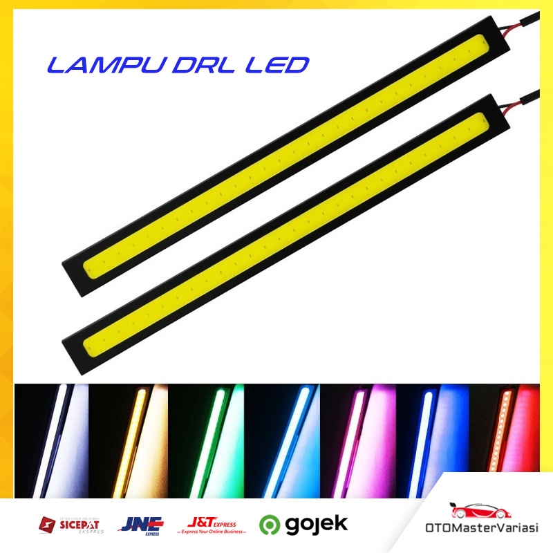 Lampu DRL LED Mobil COB Plasma 17 CM Satuan