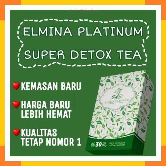 

ELMINA PLATINUM - SUPER DETOX TEA - TEH PELANGSING - TEH KESEHATAN (BERKUALITAS)
