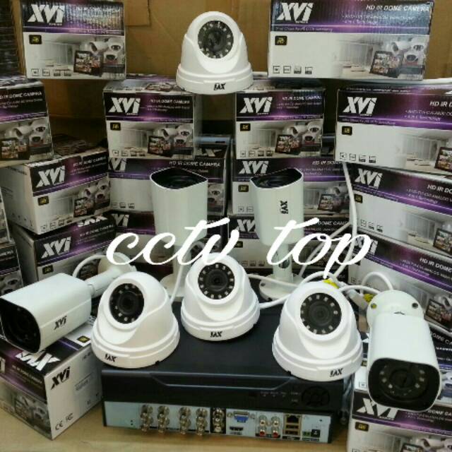 PAKET CCTV 8 CHANEL XVI 2MEGAPIXEL HYBRID /FULL HD 1080P