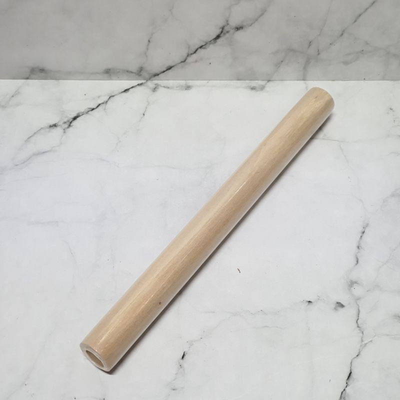 simple wooden rolling pin / rolling pin kayu / alat gilas adonan