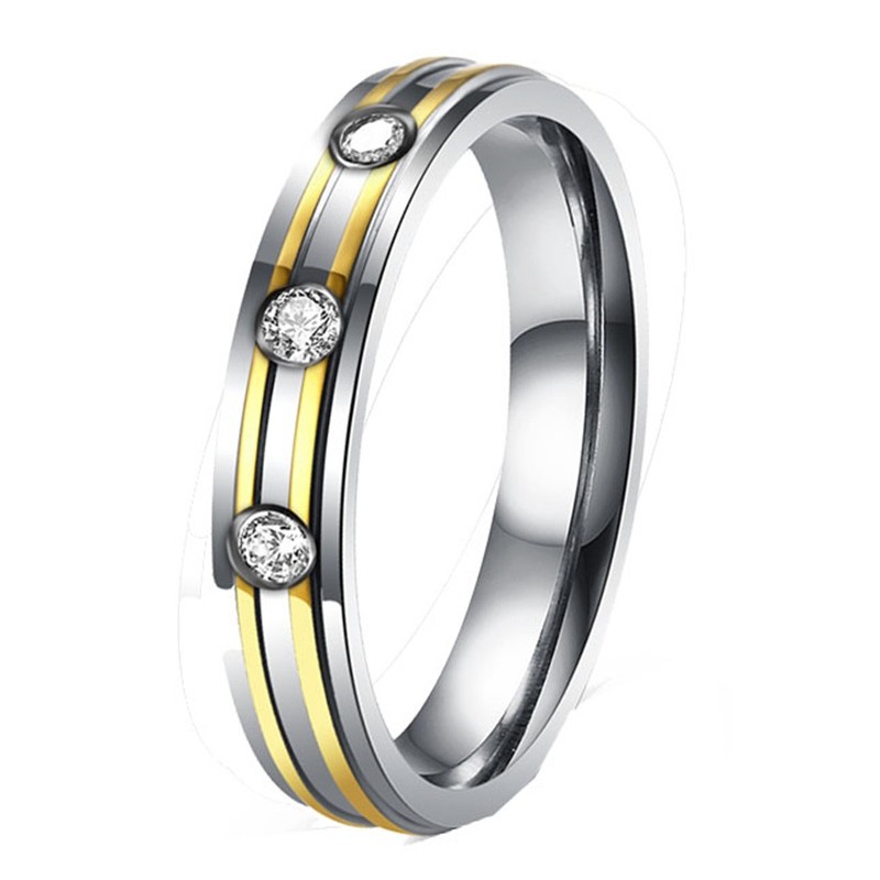 Cincin Couple / Tunangan / Nikah / Pasangan / Titanium C049