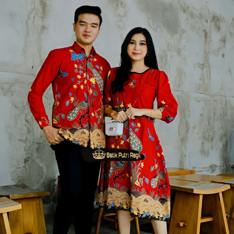 DRES BATIK WANITA TERBARU/ DRES BATIK WANITA MODERN PREMIUM