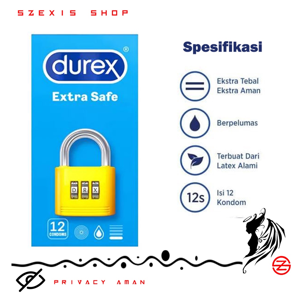 KONDOM DUREX EXTRA SAFE - 12 pcs