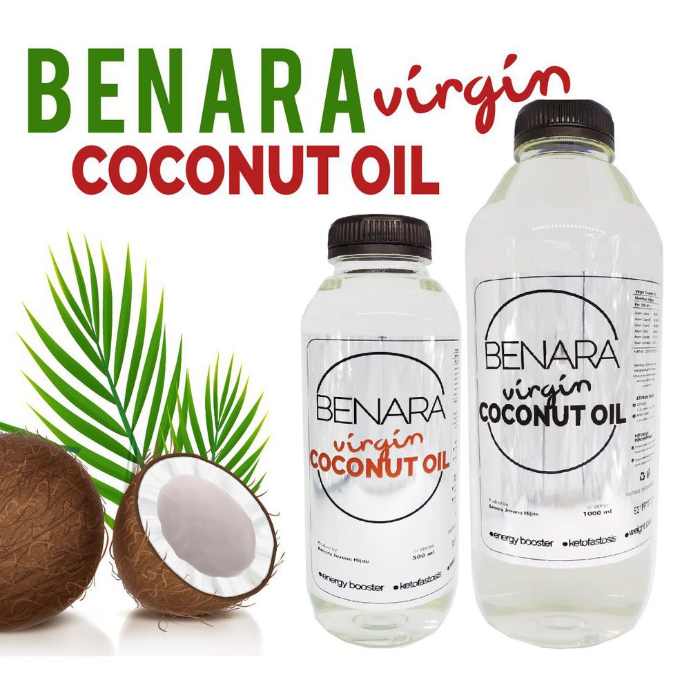 

Terlaris Virgin Coconut Oil 1000 Ml - Minyak Kelapa Murni Vco - Benara