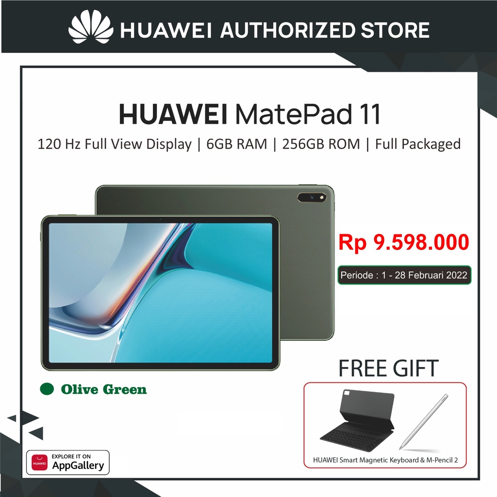 Jual Bundling MatePad 11 Tablet [6+256GB] 120 Hz + Keyboard Matepad 11 ...