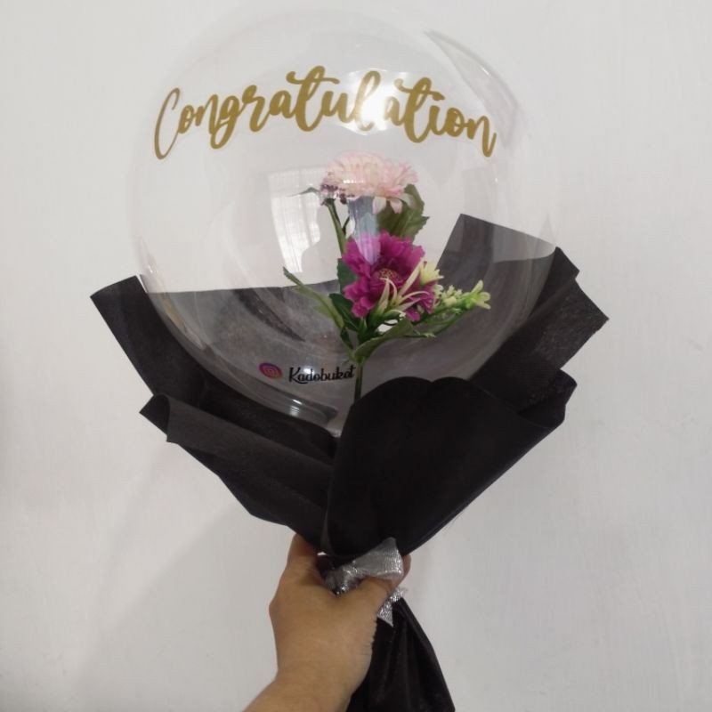 Buket Balon Bunga Wisuda Birthday Ultah Graduation