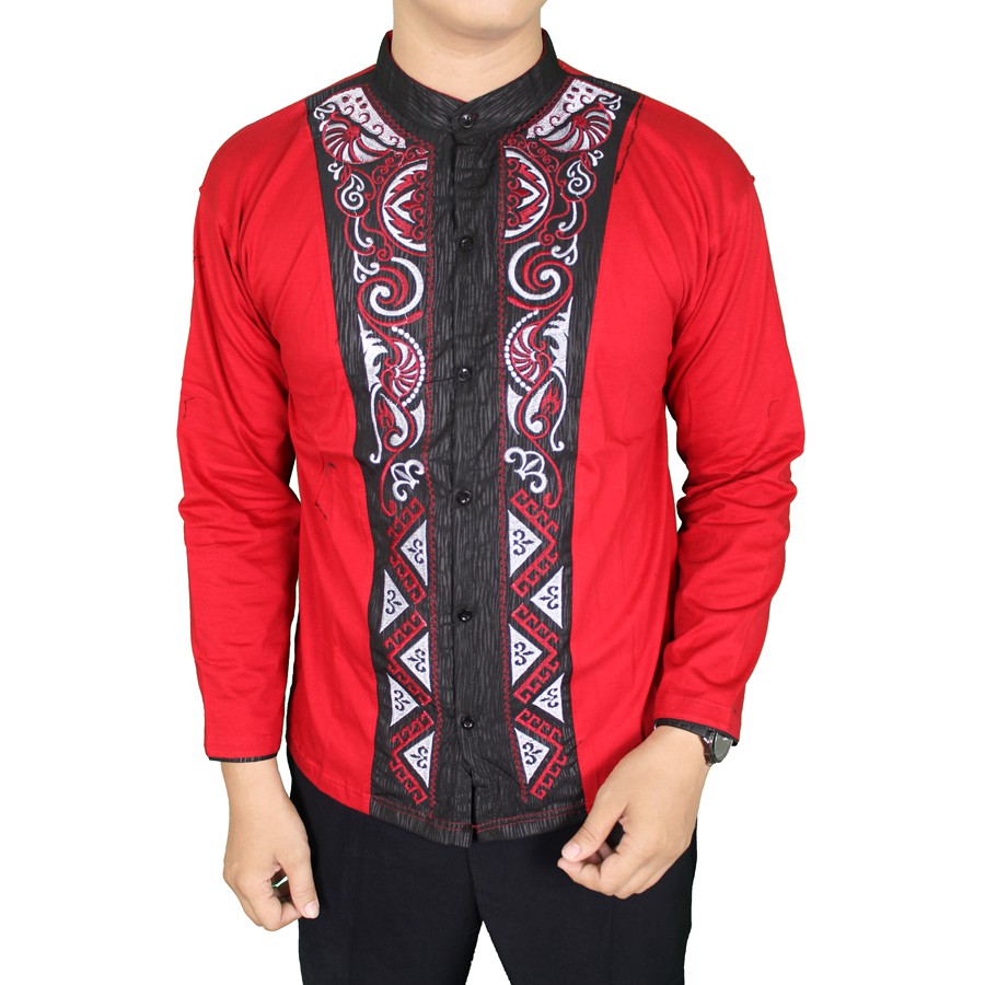Kemeja Pria Lengan Panjang Muslim Modern - KKL 45