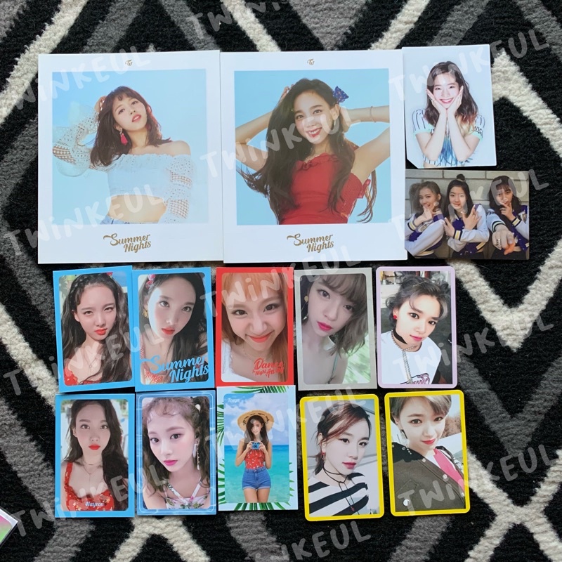 TWICE PHOTOCARD SUMMER NIGHTS DTNA CHEER UP PAGE TWO TWICECOASTER LANE TWO KNOCK
