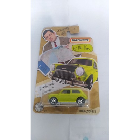 matchbox no hot wheels mr Bean mini cooper