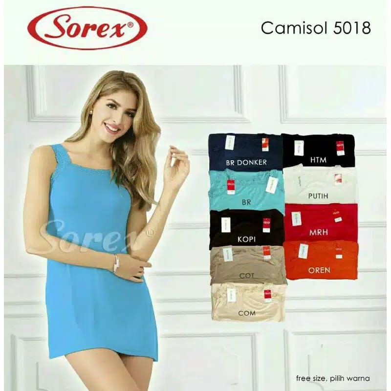 SOREX Camisol tanktop Renda 5018 Viscose Panjang