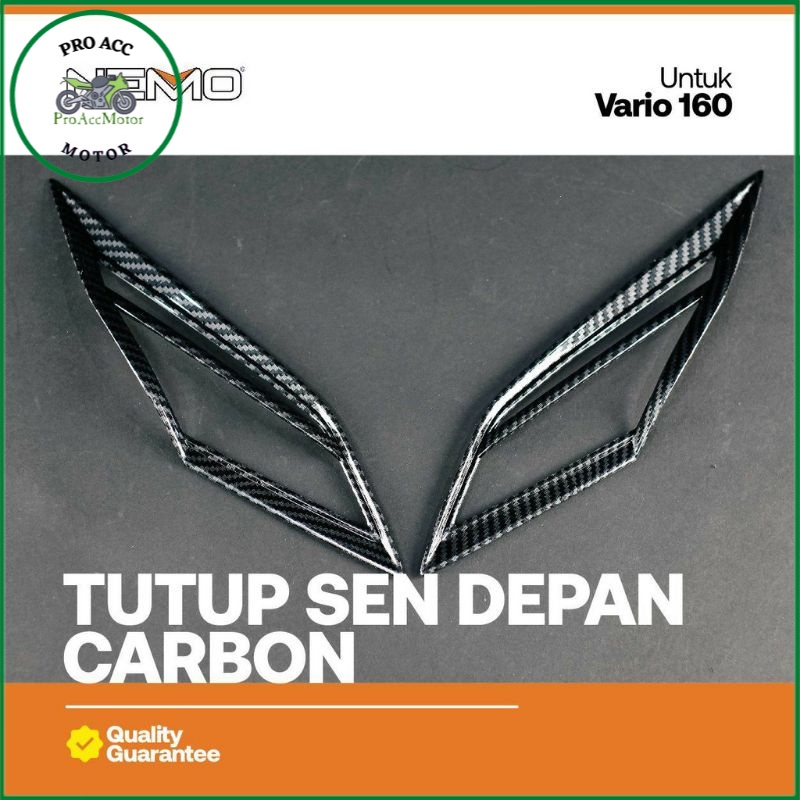 Cover Sen depan Vario 160 Carbon Nemo Cover Sein Carbon Vario 160 Click 160