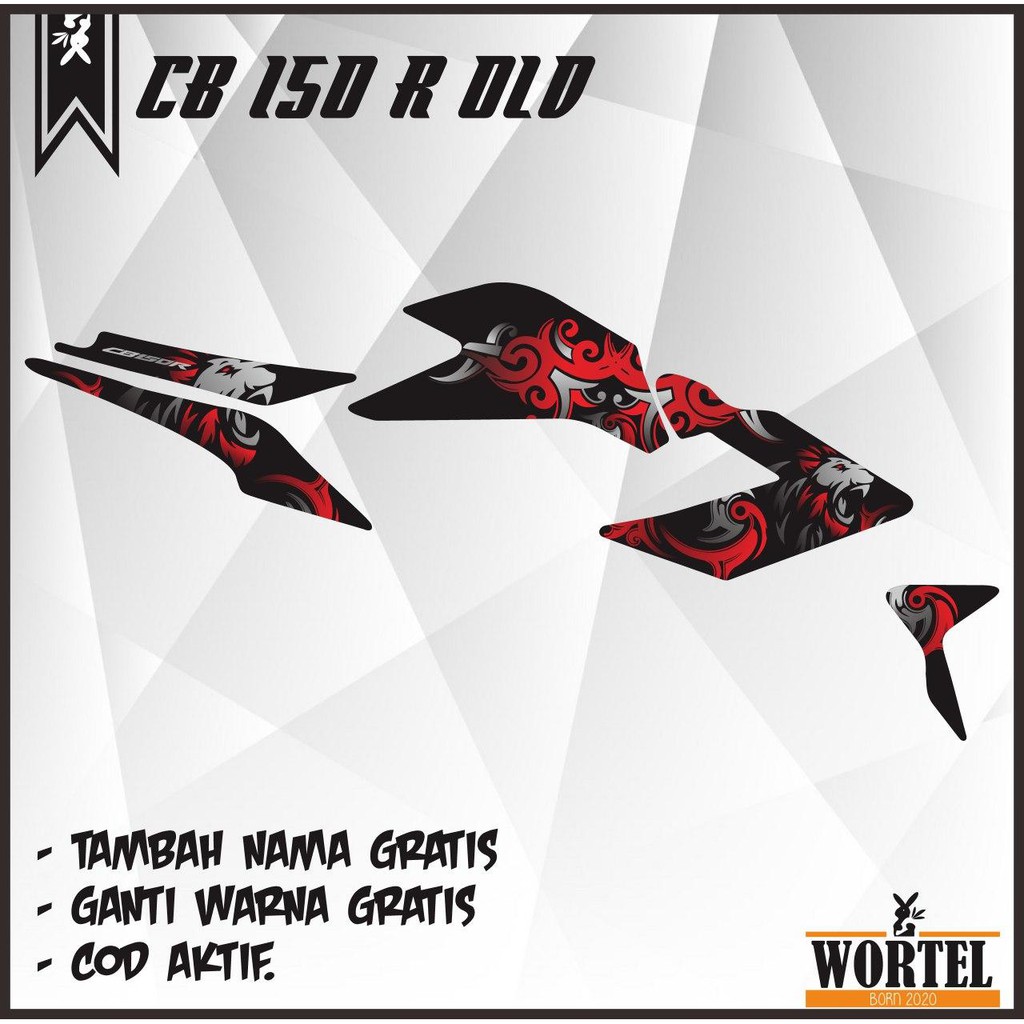 Striping CB 150 R-Sticker Variasi Lis Decal Motor CB150R 2013-2015 Singa