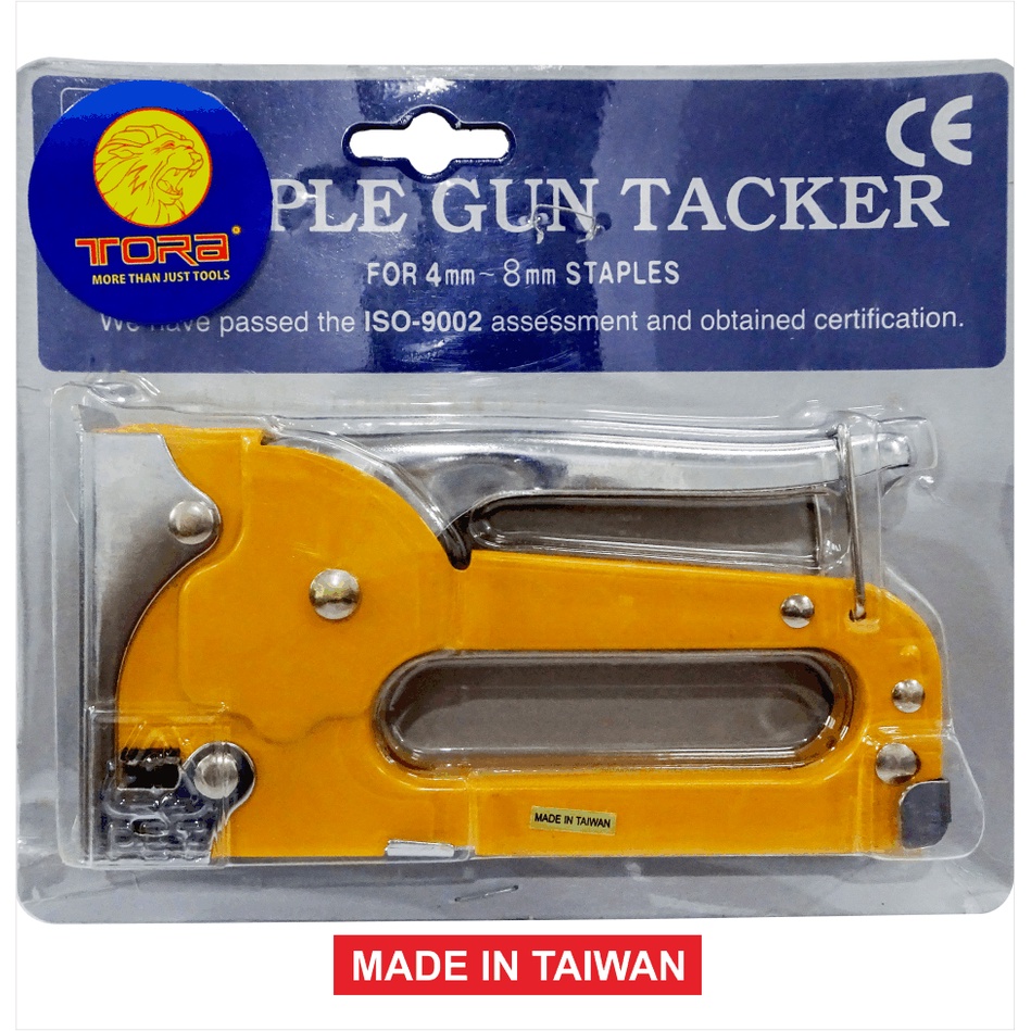 

TORA Staple Gun Tangan 4 - 8 mm Staples Stapler ISO 9002 - TAIWAN