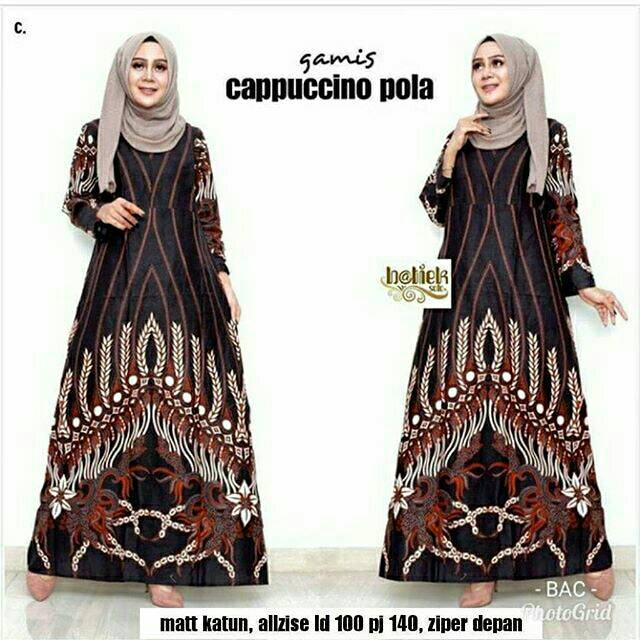 Gamis batik sogan
