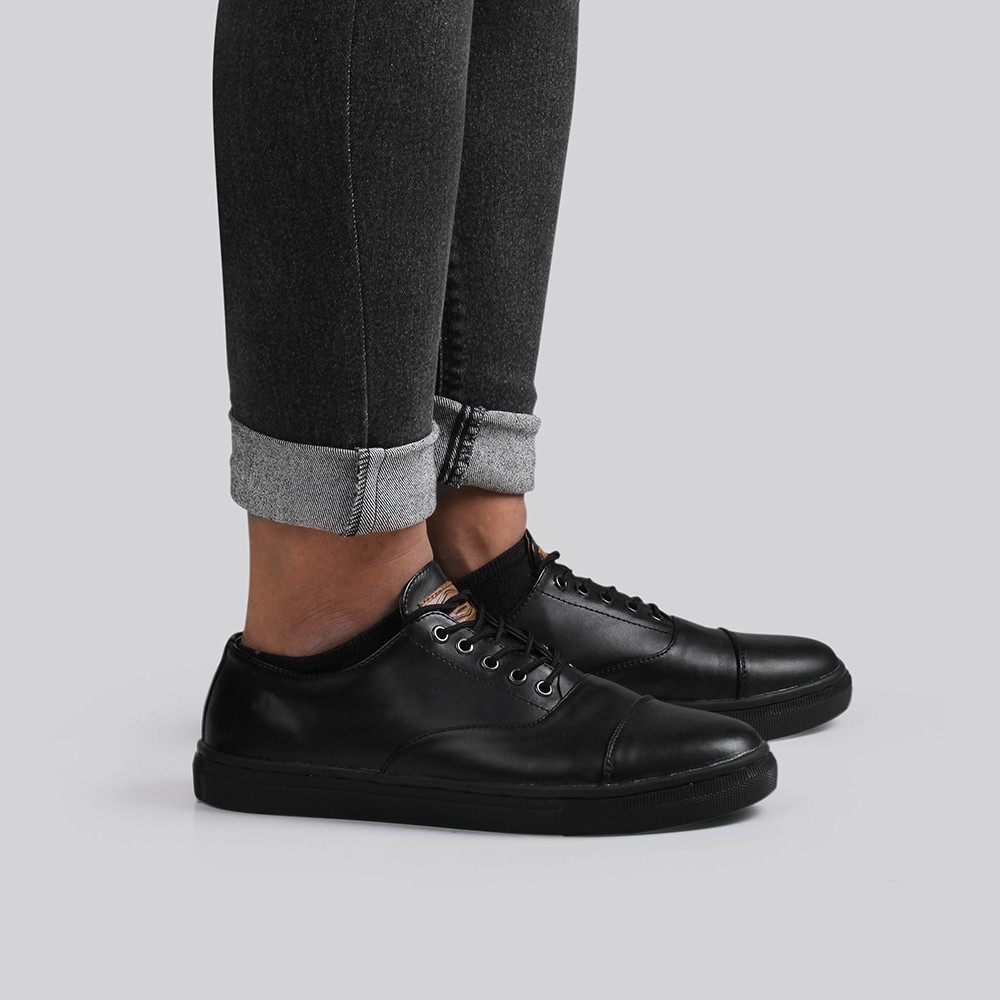 GUM OXFORD BLACK |ManNeedMe x Monday| Sepatu Pantofel Pria Formal ORI