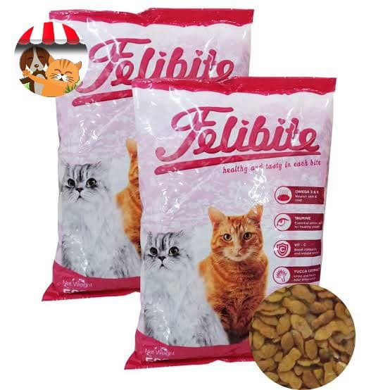 Felibite Bentuk Ikan atau Donat 500gr Freshpack - Makanan Kucing