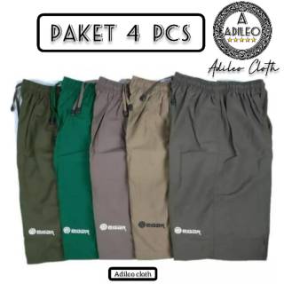  DAPAT 4 PCS CELANA  PENDEK SANTAI PRIA WANITA CASUAL  