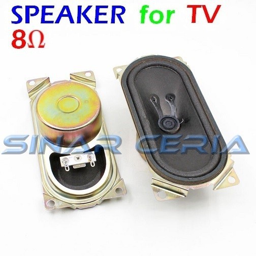Speaker Spiker Tekuk TV 8 Ohm 10W TV Tabung LED LCD 8R 10Watt 512