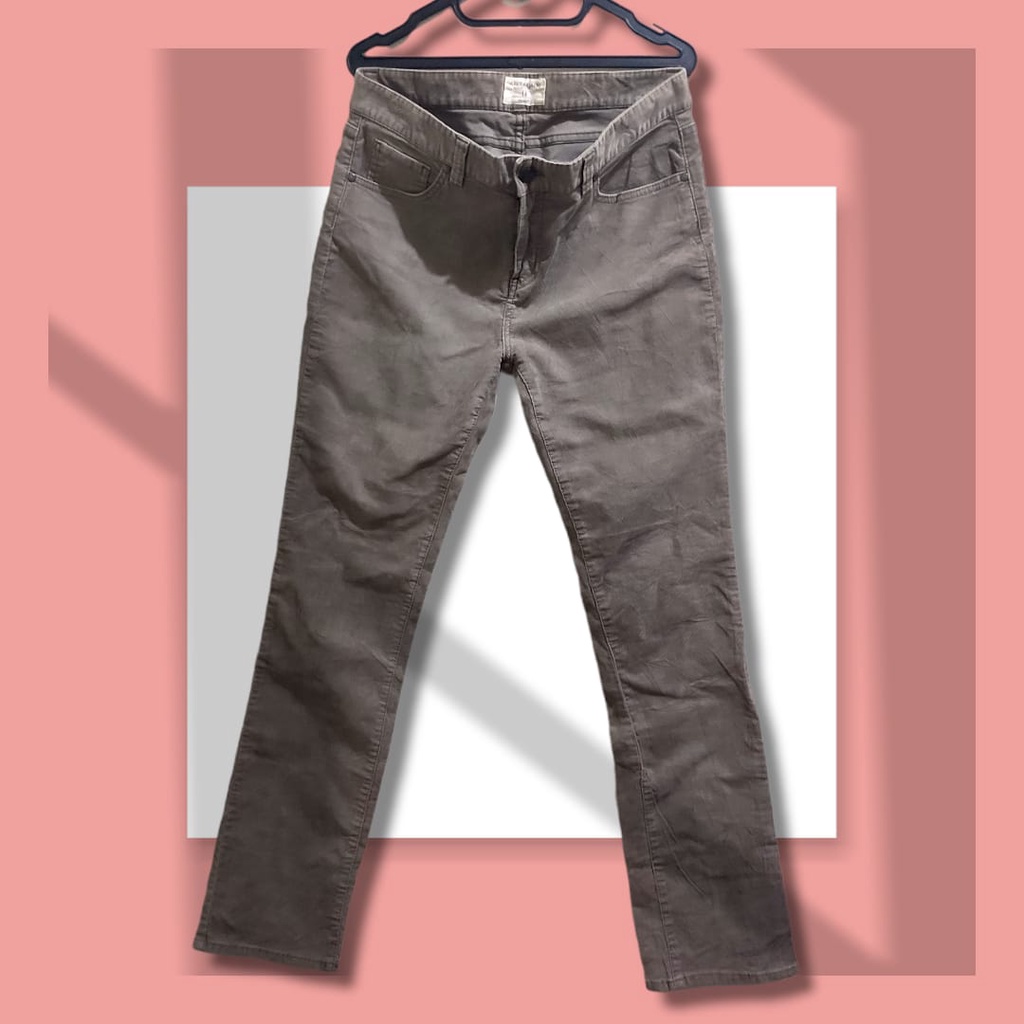 [COLORADO] Celana Corduroy Highwaist Big Size 32-33